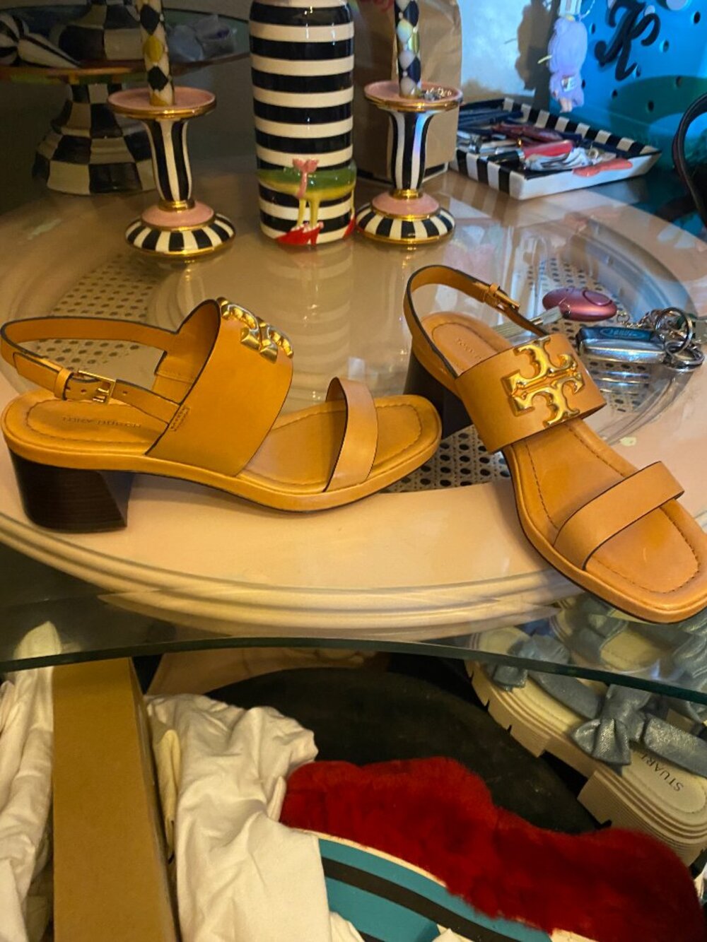 Tory Burch eleanor heel sandal new never worn - Picture 3 of 3